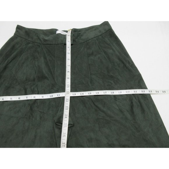 MANGO Suit faux suede pleated front tapered leg pants - Picture 8 of 12